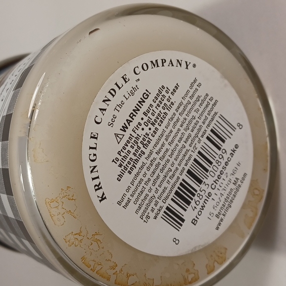 Kringle Candle Co, Brownie Cheesecake, Candle - Picture 4 of 5